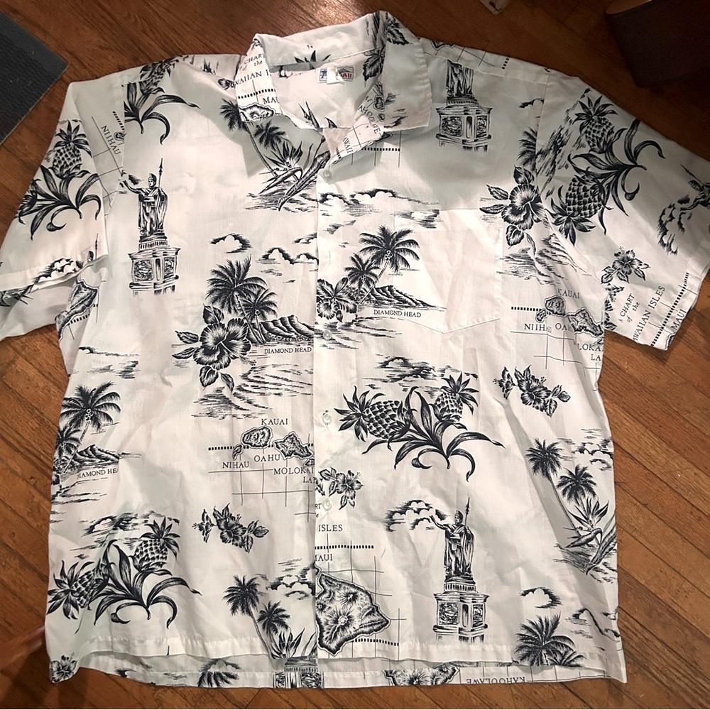 Vintage Hawaiian Men’s Shirt Plus size. Made in the USA. 🇺🇸 Cotton blend. G